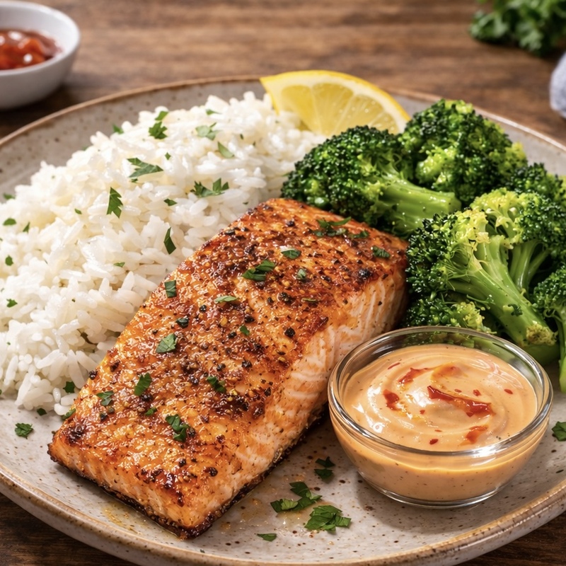 A healthy air fryer salmon recipe inspired by family tradition
