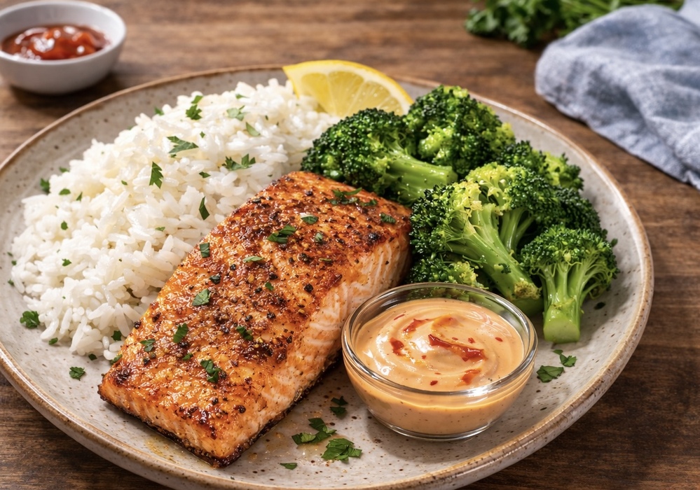 A healthy air fryer salmon recipe inspired by family tradition