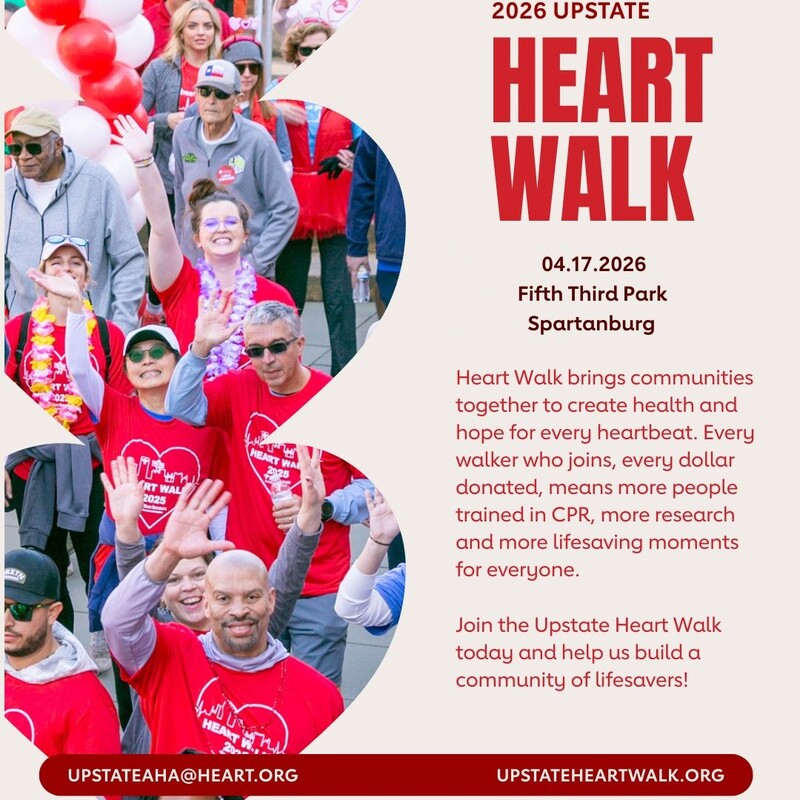 First annual Heart Walk coming to Spartanburg