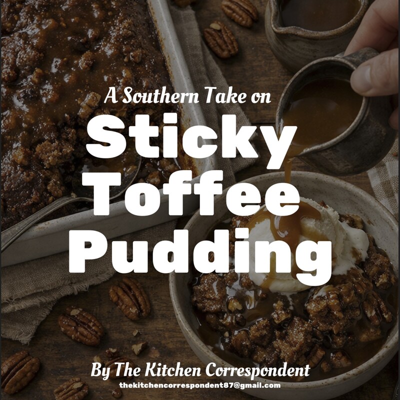 A southern take on sticky toffee pudding, perfect for cold days